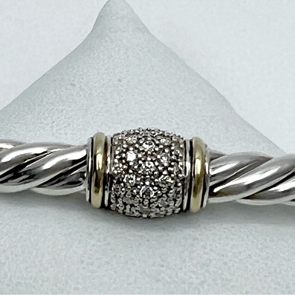 DAVID YURMAN Sterling Silver
Diamond 6mm Metro Cable Station - Picture 8 of 11